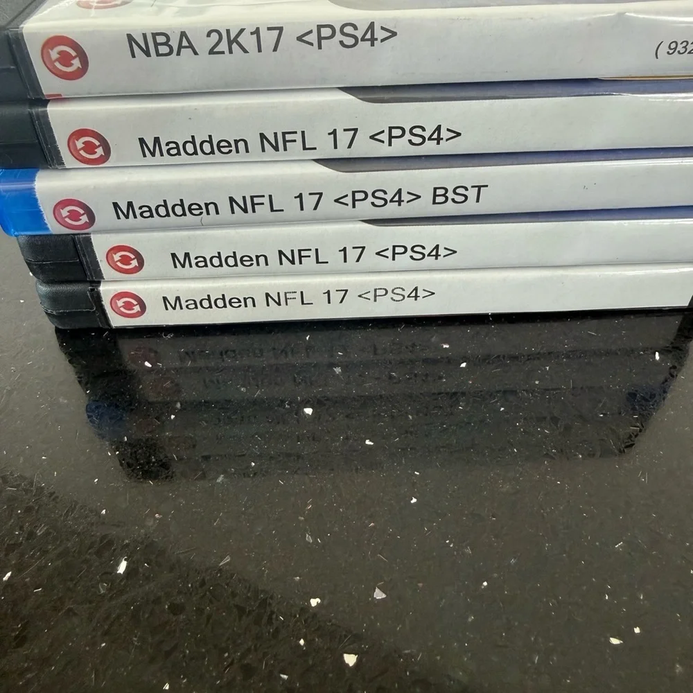 PS4 Game Bundle - NBA 2K17 + Multiple Madden NFL 17 Discs